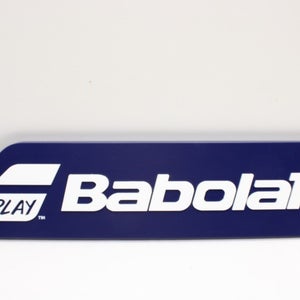 BABOLAT "PLAY / LOGO" IN-STORE DISPLAY SIGN. PROMO ITEM ~21" X ~5"
