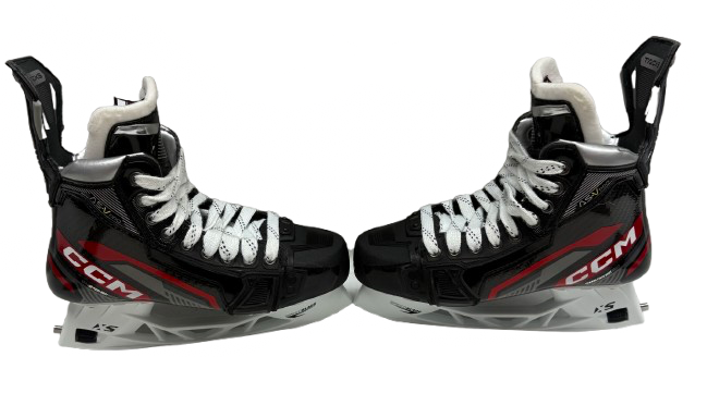 CCM SuperTacks ASV Pro Custom Ice Hockey Skates 5.5 Pro Stock Used (14510)