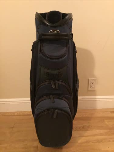Burton Cart Golf Bag with 14-way Dividers & Rain Cover