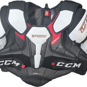 CCM Jetspeed FT4 Pro Shoulder Pads Senior Large Pro Stock Used (14550)