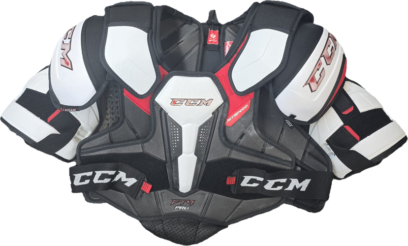 CCM Jetspeed FT4 Pro Shoulder Pads Senior Large Pro Stock Used (14550)