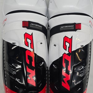 CCM Jetspeed FT4 Pro Sr Shin Guards Pads 14" Pro Stock New (14551)