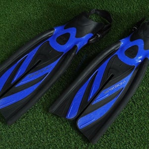 TUSA NATURES WING X-PERT ZOOM OPEN HEEL DIVE FINS BLUE / BLACK, SIZE M / ML