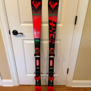 Racing 135 cm Rossignol Hero Athlete SL Skis With Bindings Max Din 10 (Used)