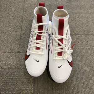 Used Nike VAPOR EDGE PRO 360 Adult FB Cleats Cardinal And White Senior 7.5 11614-S000224093