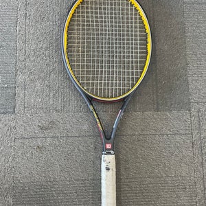 Used Wilson PRO STAFF TOUR 95 Adult Tennis Racquet Grey 4 1/2" 11614-S000224055