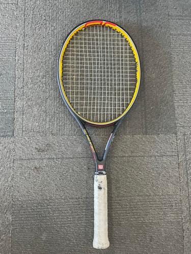 Used Wilson PRO STAFF TOUR 95 Adult Tennis Racquet Grey 4 1/2" 11614-S000224055
