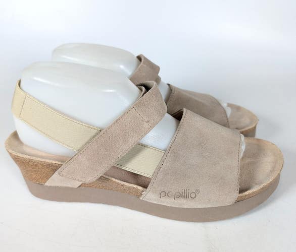 Papillio by Birkenstock Linda Platform Wedge Sandals Women's Size: 41 / 10 Beige