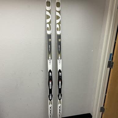 Used Rossignol EVO GLADE WAXLESS XL Mens XC Ski/Binding White And Grey 196 cm 11855-S000193492