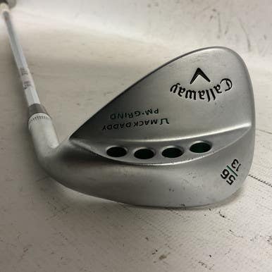 Used Callaway MACK DADDY PM GRIND Golf Wedge Mens RH 56 Degree 11855-S000193467