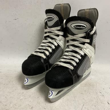 Used CCM POWERLINE 550 Youth Hockey Skate Black And Silver Youth 13.0 11855-S000193460