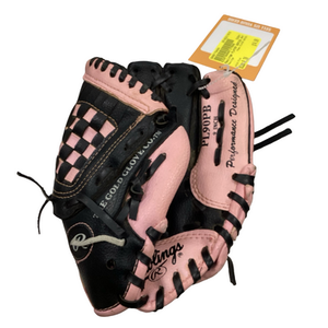 Used Rawlings PLAYER SERIES BB/SB Glove RH Throw Pink 9" 11613-S000170494