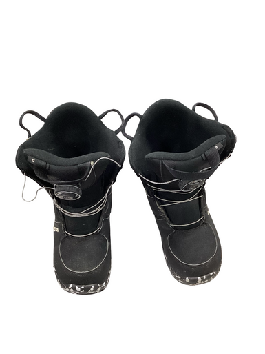 Used Burton GROM BOA Boys Snowboard Boots Black Junior 02 11613-S000170486
