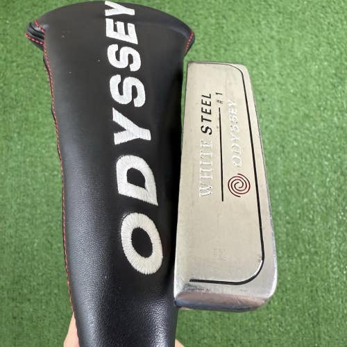 Odyssey White Steel #1 Blade Putter Left Handed 35