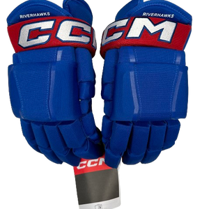 CCM HG97 Pro Stock Custom Hockey Gloves 15" NCAA UML NEW (14575)