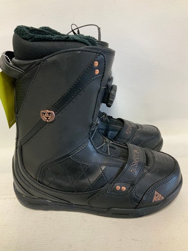 Used K2 RAIDER BOA Mens Snowboard Boots Black Senior 10 11823-S000035402
