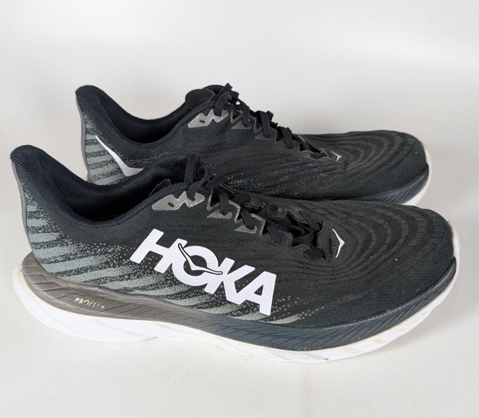 Hoka One One Mens Mach 5 1127893 BCSTL Black Running Shoes Sneakers Size 13 EE
