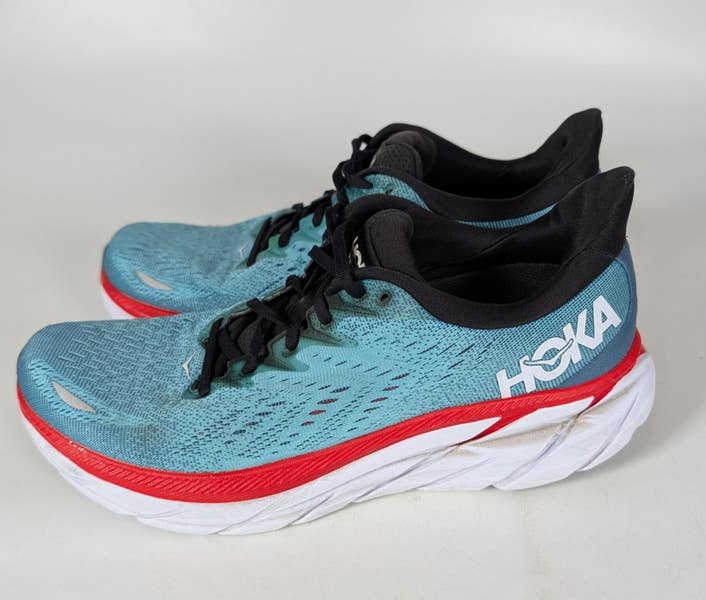 Hoka One One Mens Clifton 8 1119393 RTAR Blue Running Shoes  display picture 1