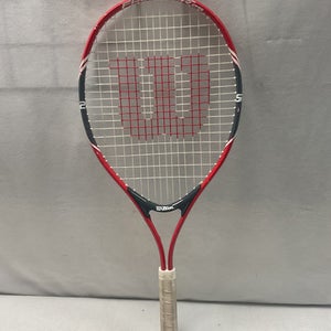Used Wilson FEDERER 25 Junior Tennis Racquet Red 25" 11490-S000266714