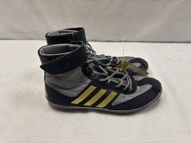Used Adidas Wrestling Shoes Black Youth 09.0 11490-S000266709