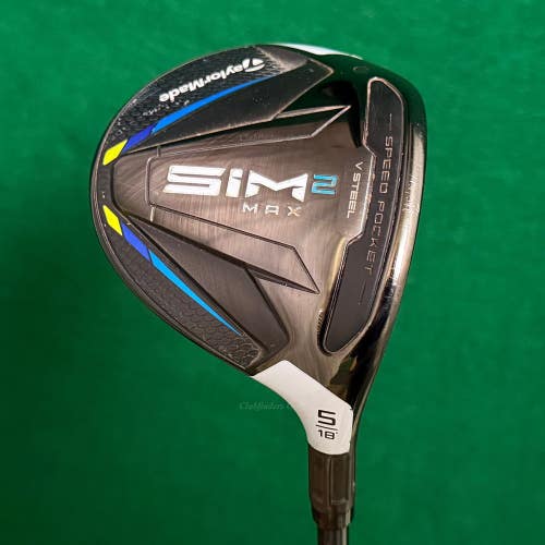 TaylorMade SIM 2 MAX Fairway 18 5 Wood Ventus Blue FW 5-R Graphite Regular