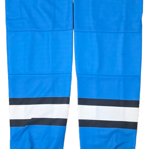 SP CUSTOM PRO HOCKEY SOCKS SPRINGIELD THUNDERBIRDS SPECIALTY NIGHT PRO STOCK USED (14584)