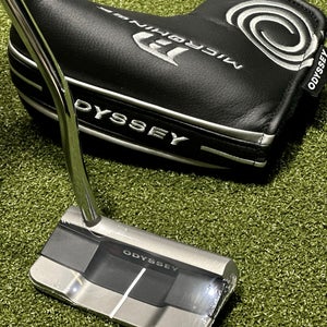 Odyssey Microhinge Double Wide Double Bend Blade Putter 35" w/ Headcover NEW