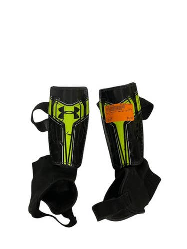 Used Under Armour Soccer Shin Guards Youth Black SM 11847-S000030562
