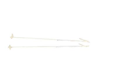 Used Alpina CUSTOM Womens XC Ski Poles White 135 cm / 54 in 11847-S000030531