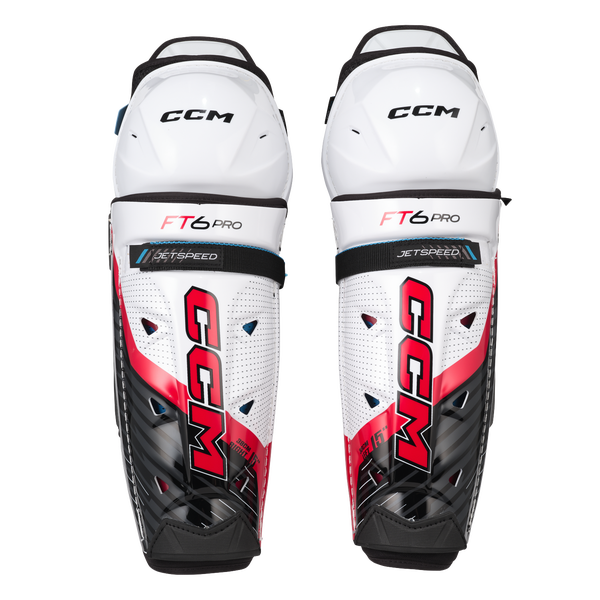 New CCM Jetspeed FT6 Pro Shin Guards | 15" | #191520663674
