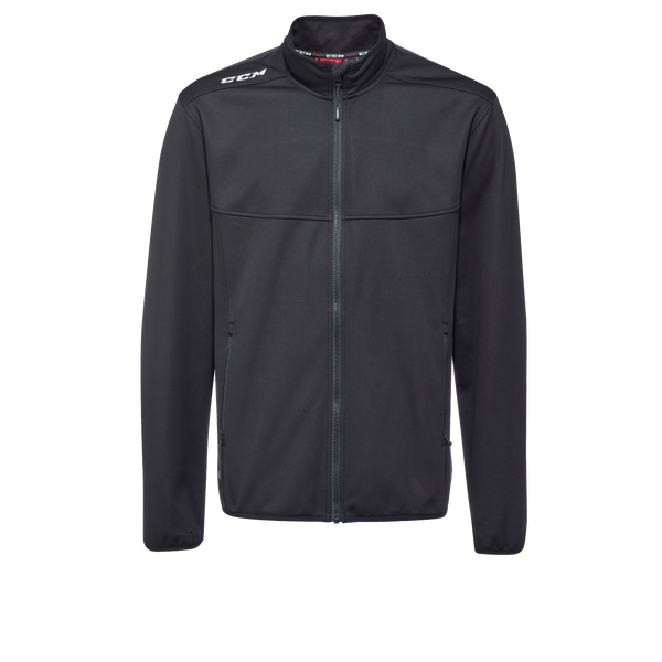New CCM Black Team Softshell Jacket | Senior S | #191520297336