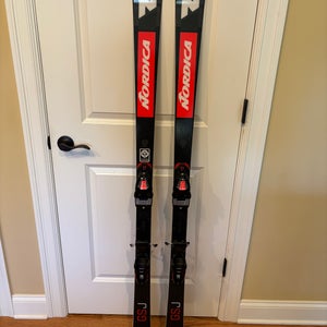Racing 157 cm Nordica Dobermann GSJ Skis With Bindings Max Din 10 (Used)