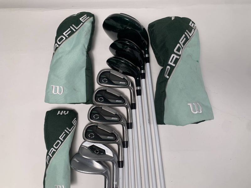Wilson Profile SGI Club Set Driver 5W 5H  -PW SW Profile Ladies Graphite RH HC