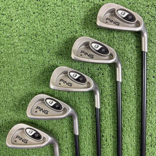 Ping i3 + Plus Oversize Iron Set 7-PW SW 350 Series Ladies Womens Flex Black Dot