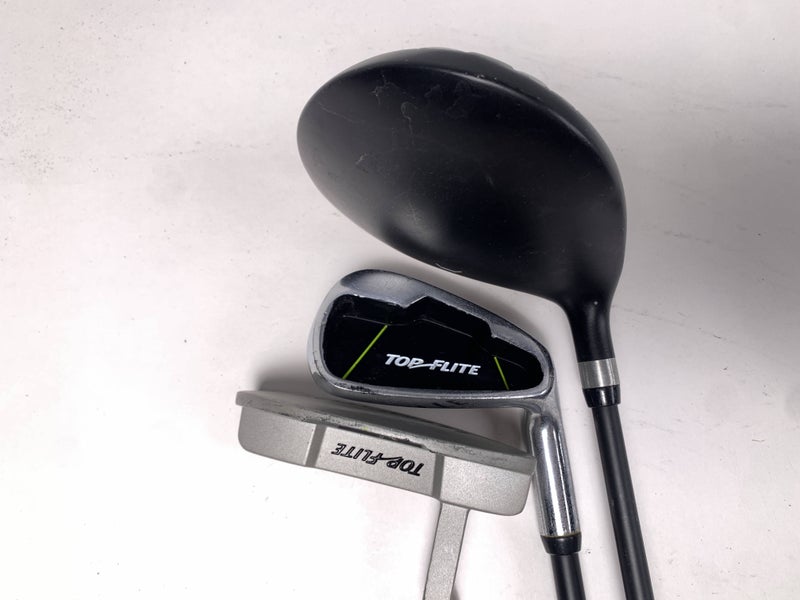 Top Flite Junior Club Set Driver 9 Putter Junior Youth Graphite Junior RH