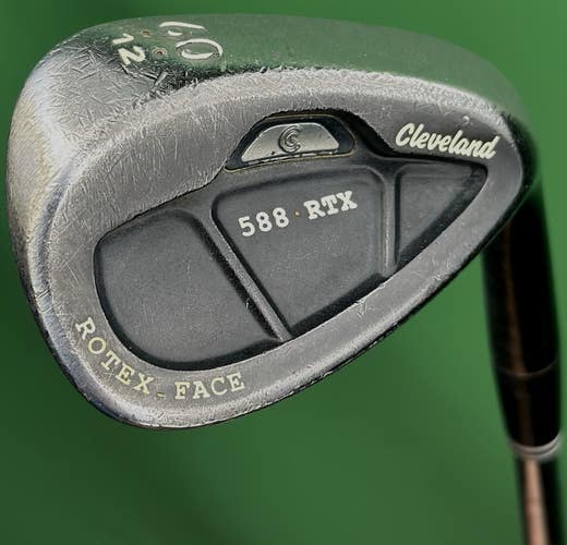 Cleveland 588 RTX CB Black Lob LW Wedge 60-12* 2-Dot Bounce Steel Dynamic Gold