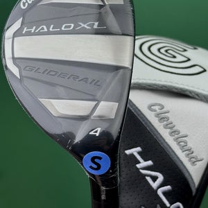 Cleveland Halo XL Rescue 4-Hybrid 21* Stiff Flex Tensei AV Blue w/ Cover NEW