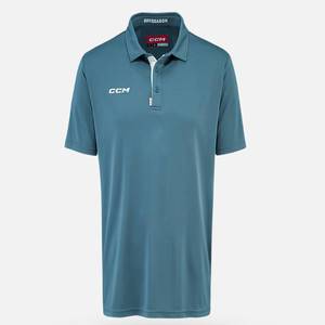 New CCM Pewter Relaxed Polo | Senior M | #191520722586