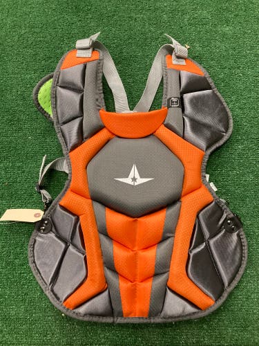 Gray All Star System 7 Axis Catcher's Chest Protector (New)