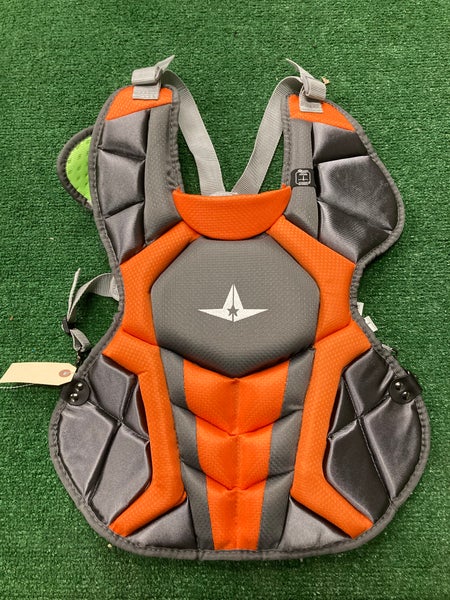 Gray All Star System 7 Axis Catcher's Chest Protector (New)