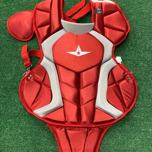 Red All Star Player's Series Catcher's Chest Protector (New)