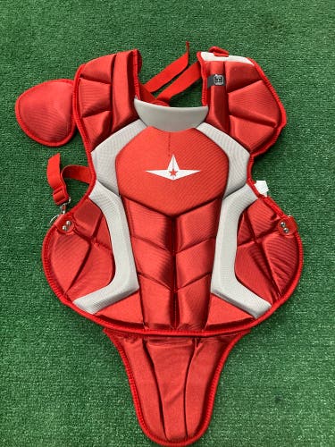 Red All Star Player's Series Catcher's Chest Protector (New)