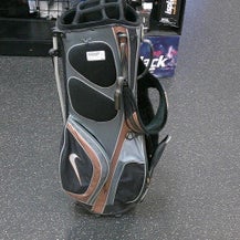 Used Nike STAND BAG Mens Stand Bag Orange 11339-S000195813