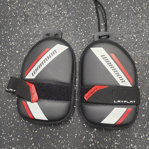 Used Warrior FATBOY Box Lacrosse Arm Pads/Guards Black Junior 11849-S000033083