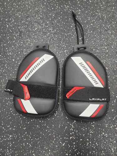 Used Warrior FATBOY Box Lacrosse Arm Pads/Guards Black Junior 11849-S000033083