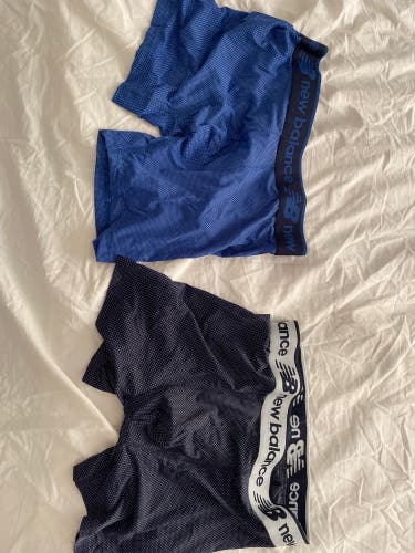 Compression Shorts New Balance Size Medium Used 2 pairs boxer brief