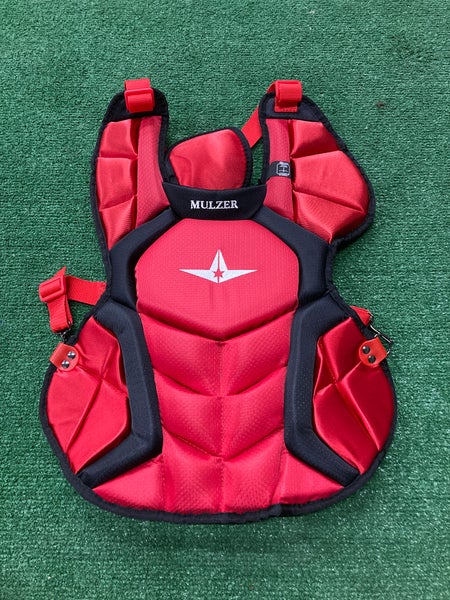 Black All Star System 7 Axis Catcher's Chest Protector (New)
