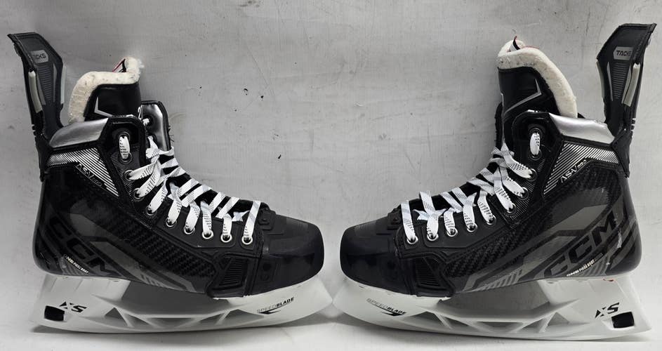 CCM SuperTacks ASV Pro Custom Ice Hockey Skates 7 Regular Pro Stock Used NCAA (14633)