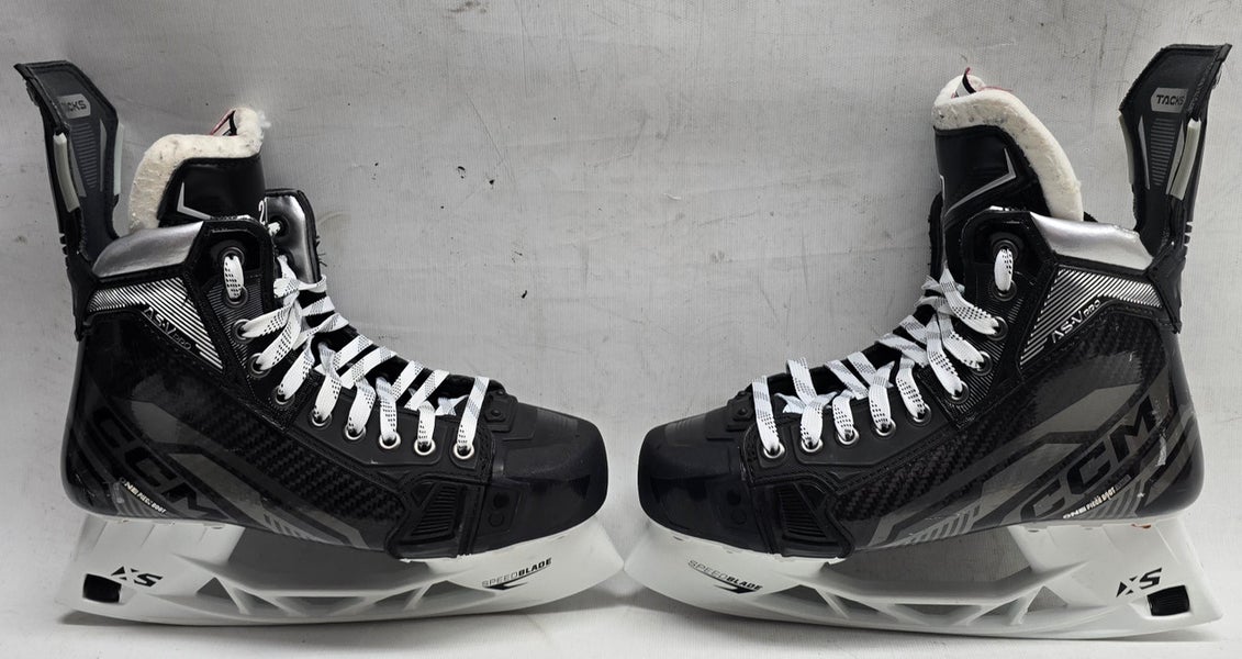 CCM SuperTacks ASV Pro Custom Ice Hockey Skates 7 Regular Pro Stock Used NCAA (14633)