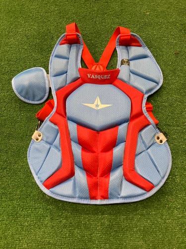 Blue All Star System 7 Axis Catcher's Chest Protector (New)